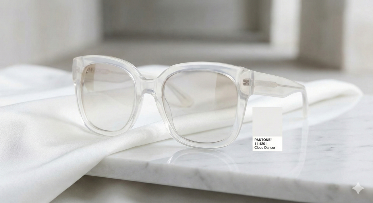 Pantone 2026: Cloud Dancer: o branco que vai transformar o teu estilo (e os teus óculos)